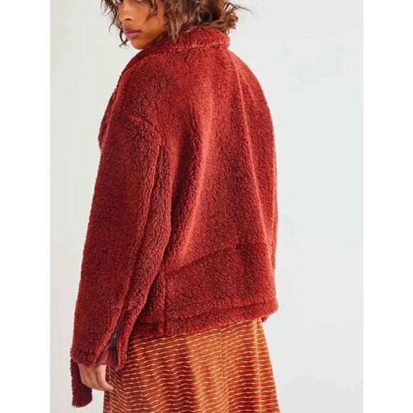 Free People
Cozy Slouchy Moto Jacket size M - Picture 2 of 11